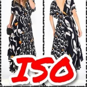 FARM RIO ANTHROPOLOGIE MAXI DRESS TUCANO